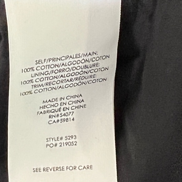 Cabi Flamenco Lace Eyelet Jacket Women’s 8 Black Button Front Cropped Blazer - Picture 7 of 8